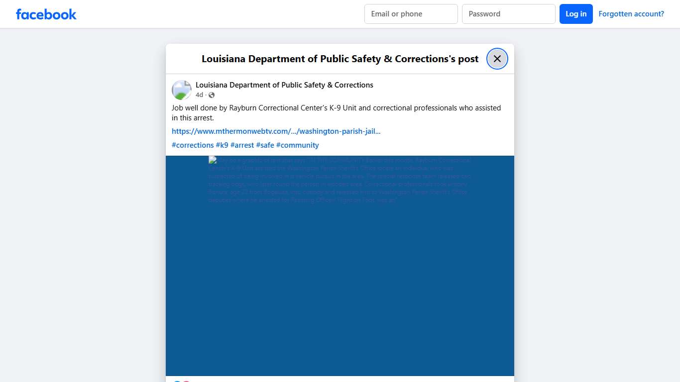 Job... - Louisiana Department of Public Safety & Corrections Facebook