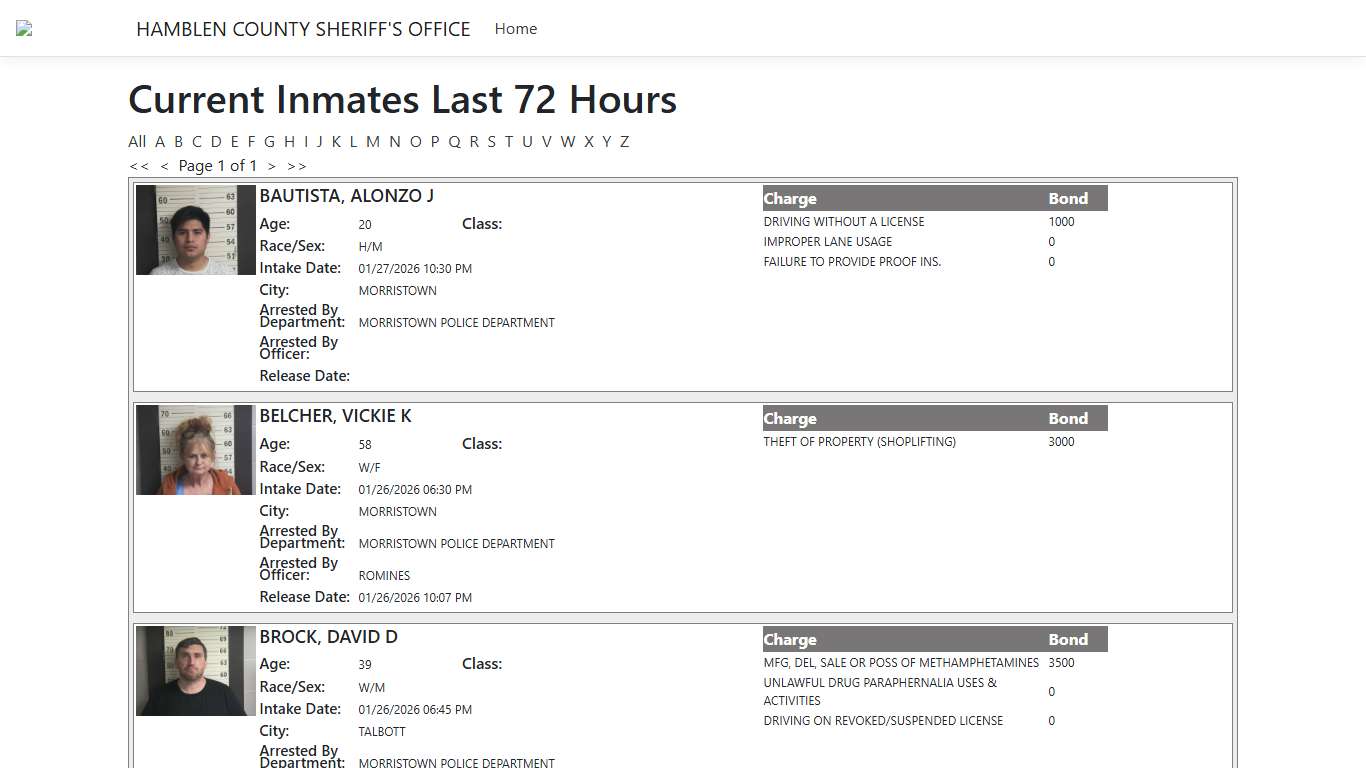 Inmates - ISOMS Portal